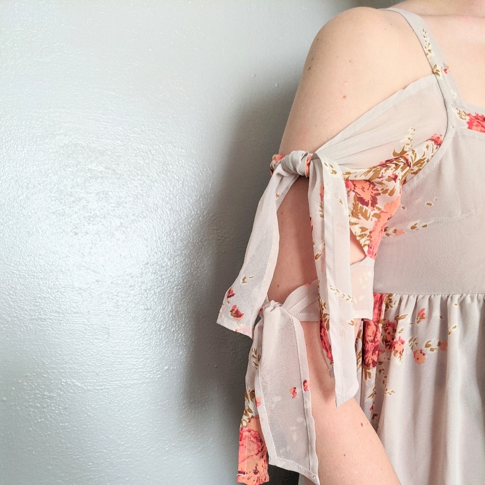 FREE PEOPLE FLORAL GODDESS DRESS